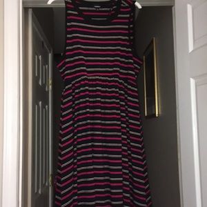 Torrid stripped dress size 1